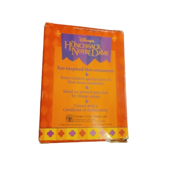HUNCHBACK of Notre Dame Quasimodo Disney Ornament 1996 Vintage - Picture 3 of 7